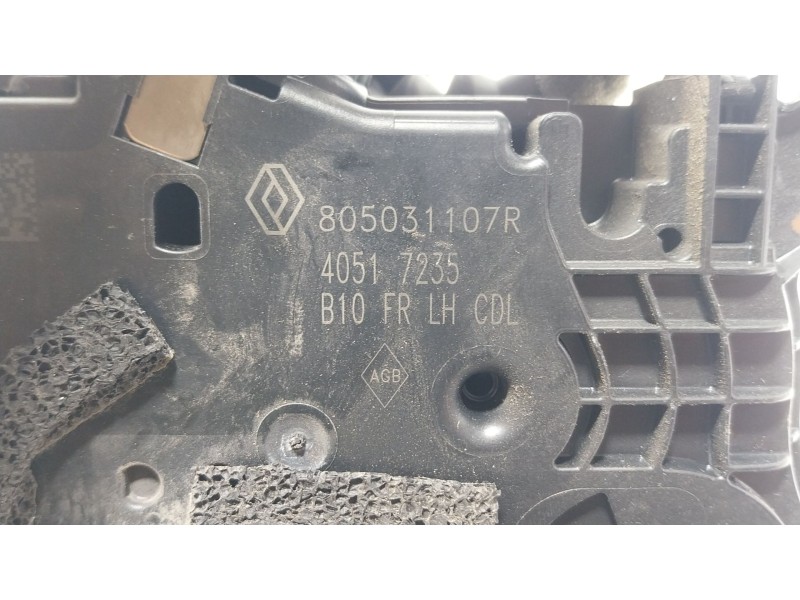 Recambio de cerradura puerta delantera izquierda para renault zoe (bfm_) zoe referencia OEM IAM 805031107R 805031107R 