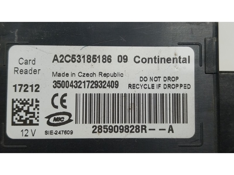 Recambio de conmutador de arranque para renault zoe (bfm_) zoe referencia OEM IAM 285909828R 285909828R 