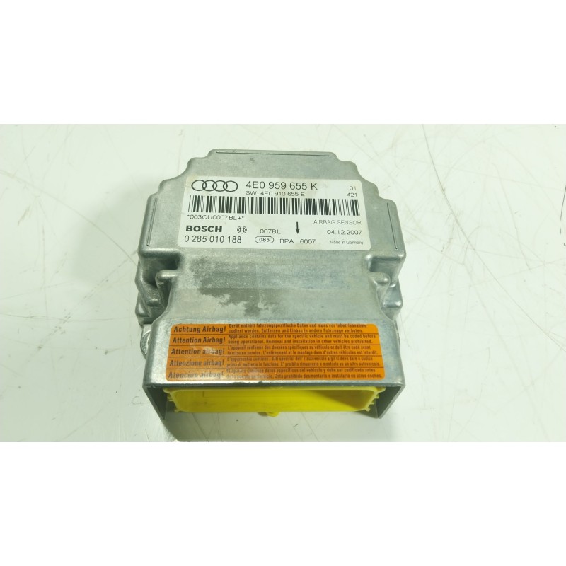 Recambio de centralita airbag para audi a8 d3 (4e2, 4e8) 3.0 tdi quattro referencia OEM IAM 4E0959655K 4E0959655K 