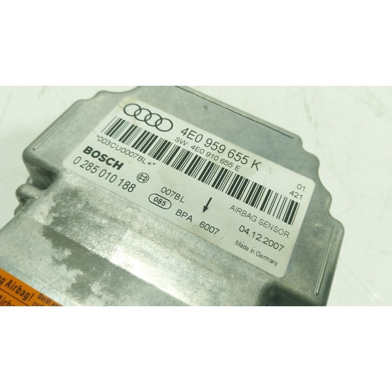 Recambio de centralita airbag para audi a8 d3 (4e2, 4e8) 3.0 tdi quattro referencia OEM IAM 4E0959655K 4E0959655K 