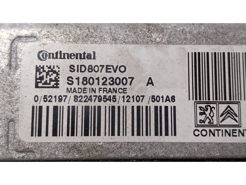 Recambio de centralita motor uce para citroën ds5 1.6 hdi 110 referencia OEM IAM 1606958380 9678628780 