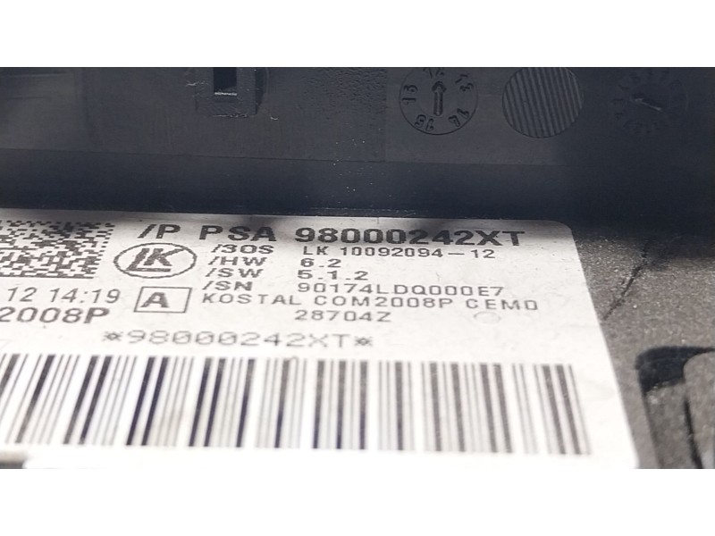 Recambio de mando luces para citroën ds5 1.6 hdi 110 referencia OEM IAM 98000242XT 98000242XT 