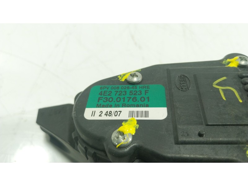 Recambio de potenciometro pedal para audi a8 d3 (4e2, 4e8) 3.0 tdi quattro referencia OEM IAM 4E2723523F 4E2723523F 
