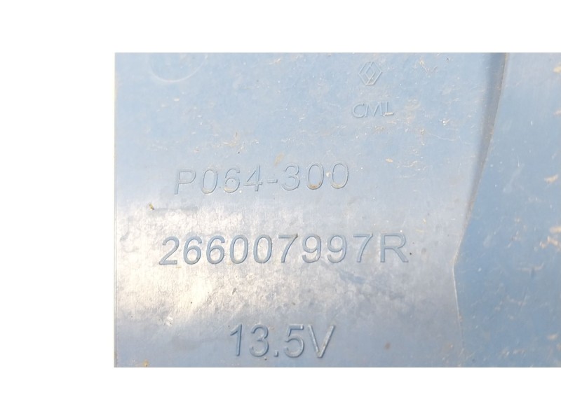 Recambio de faro antiniebla derecho para renault zoe (bfm_) zoe referencia OEM IAM 266007997R  266007997R