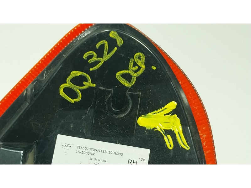 Recambio de piloto trasero derecho para dacia spring ev (b6m1) referencia OEM IAM  265507370R 