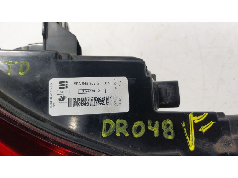 Recambio de piloto trasero izquierdo para seat leon sportstourer (kl8, kld) 1.0 tsi referencia OEM IAM  5FA945208G 