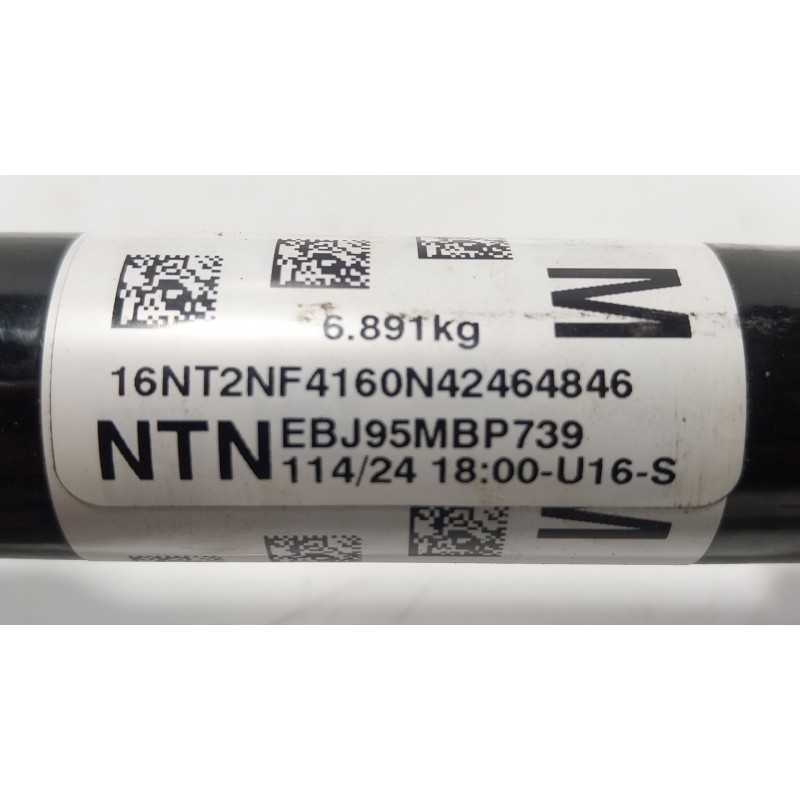 Recambio de transmision izquierda para toyota c-hr (_x1_) 1.8 hybrid (zyx10_, zyx11_) referencia OEM IAM  4160N42464 