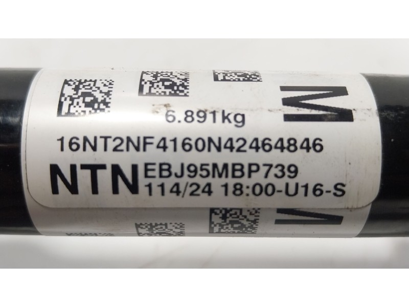 Recambio de transmision izquierda para toyota c-hr (_x1_) 1.8 hybrid (zyx10_, zyx11_) referencia OEM IAM  4160N42464 