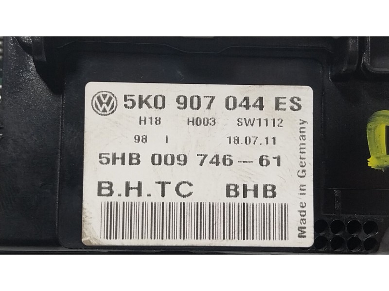 Recambio de mando climatizador para volkswagen passat b7 (362) 2.0 tdi referencia OEM IAM  5K0907044ES 