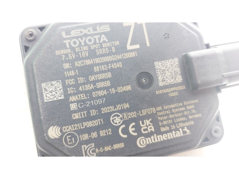 Recambio de modulo electronico para toyota c-hr (_x1_) 1.8 hybrid (zyx10_, zyx11_) referencia OEM IAM  88162F4040 
