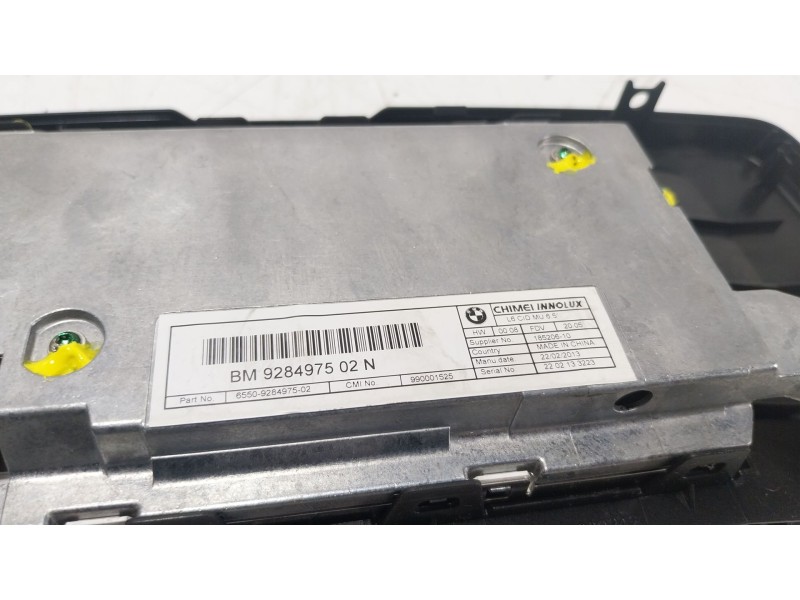 Recambio de pantalla multifuncion para bmw 6 gran coupe (f06) 650 i xdrive referencia OEM IAM 65509284975 928497502 