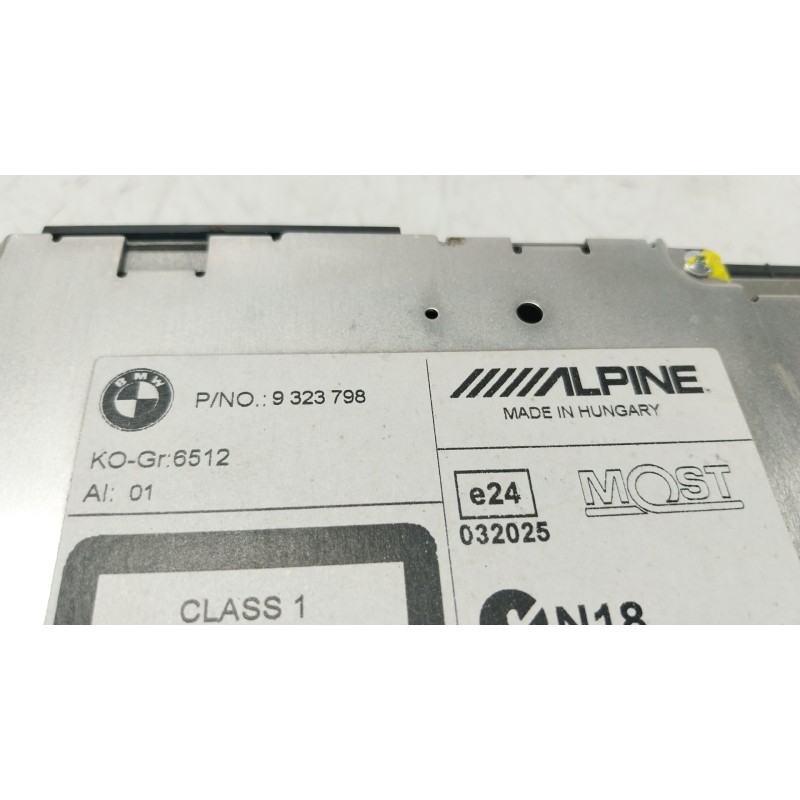 Recambio de sistema audio / radio cd para bmw 6 gran coupe (f06) 650 i xdrive referencia OEM IAM 65129323798 9323798 