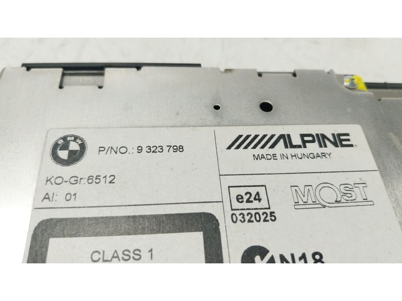 Recambio de sistema audio / radio cd para bmw 6 gran coupe (f06) 650 i xdrive referencia OEM IAM 65129323798 9323798 