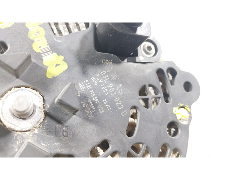 Recambio de alternador para volkswagen passat b7 (362) 2.0 tdi referencia OEM IAM  03L903023D 