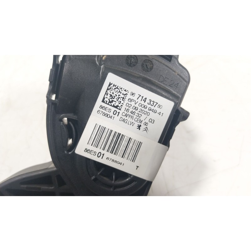 Recambio de potenciometro pedal para citroën c3 iii (sx) 1.5 bluehdi 100 (sxyhyp, sxyhtu) referencia OEM IAM 1601CW 9671433780 