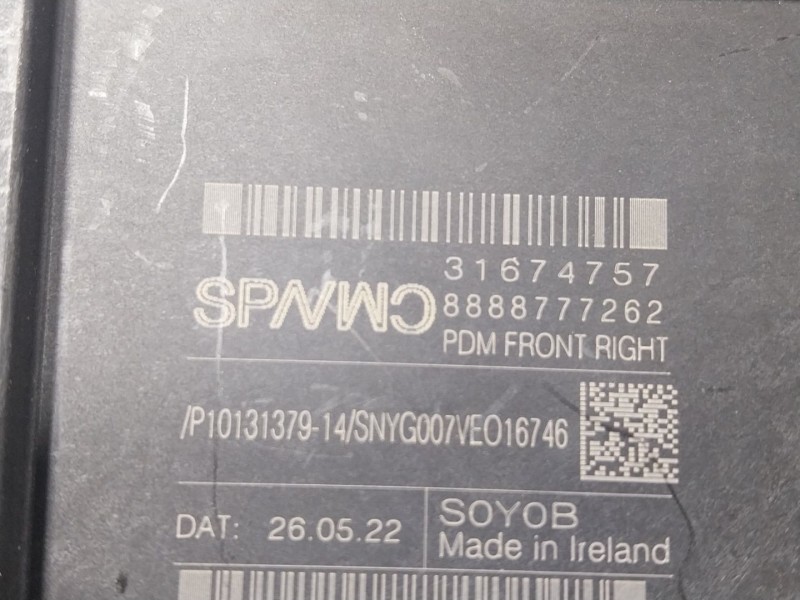 Recambio de motor elevalunas delantero derecho para volvo xc60 ii (246) b4 mild-hybrid awd referencia OEM IAM  31674757 