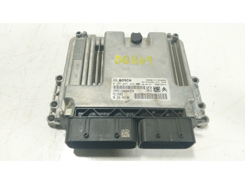 Recambio de centralita motor uce para citroën c3 iii (sx) 1.5 bluehdi 100 (sxyhyp, sxyhtu) referencia OEM IAM 1640420380 9832694