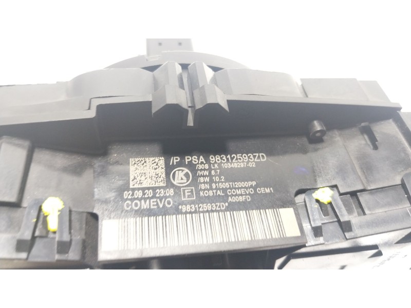 Recambio de mando luces para citroën c3 iii (sx) 1.5 bluehdi 100 (sxyhyp, sxyhtu) referencia OEM IAM 98312593ZD  