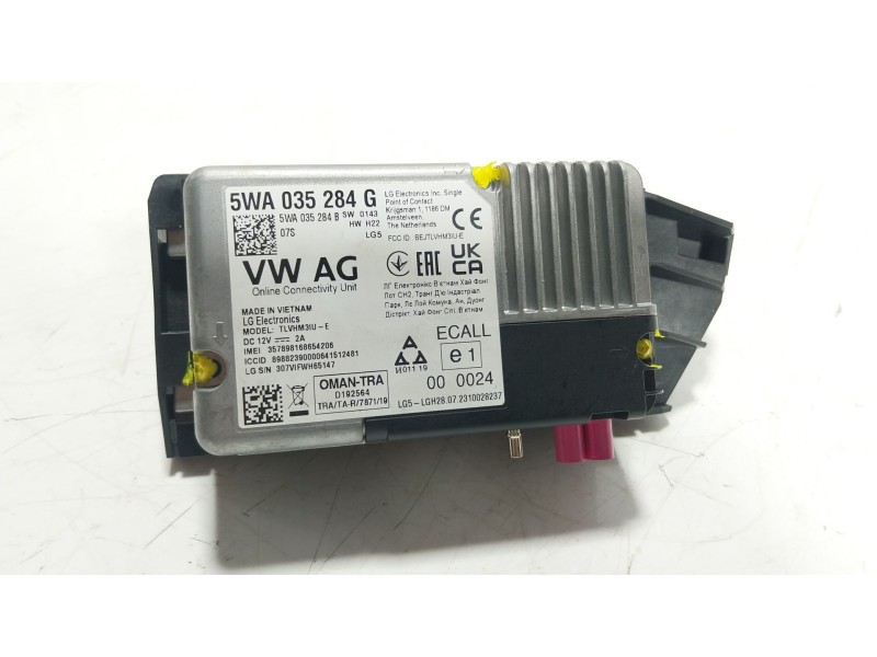 Recambio de modulo electronico para seat tarraco (kn2) 2.0 tdi referencia OEM IAM  5WA035284G 