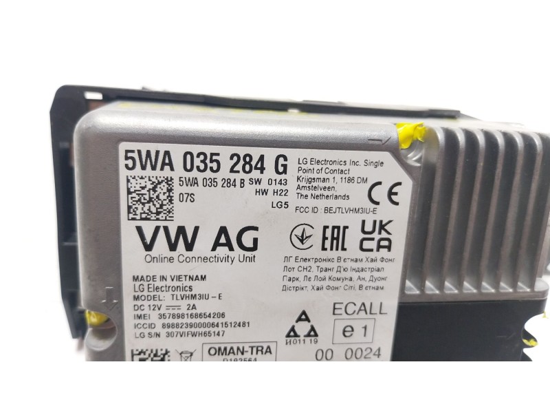 Recambio de modulo electronico para seat tarraco (kn2) 2.0 tdi referencia OEM IAM  5WA035284G 