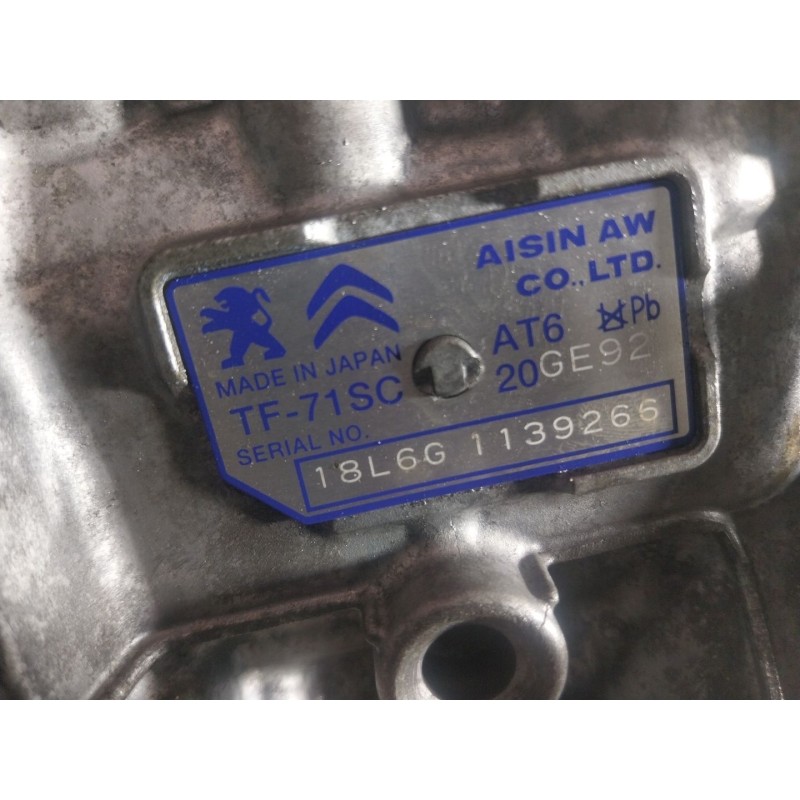 Recambio de caja cambios para opel crossland x / crossland (p17, p2qo) 1.2 (75) referencia OEM IAM 3558214 20GE92 