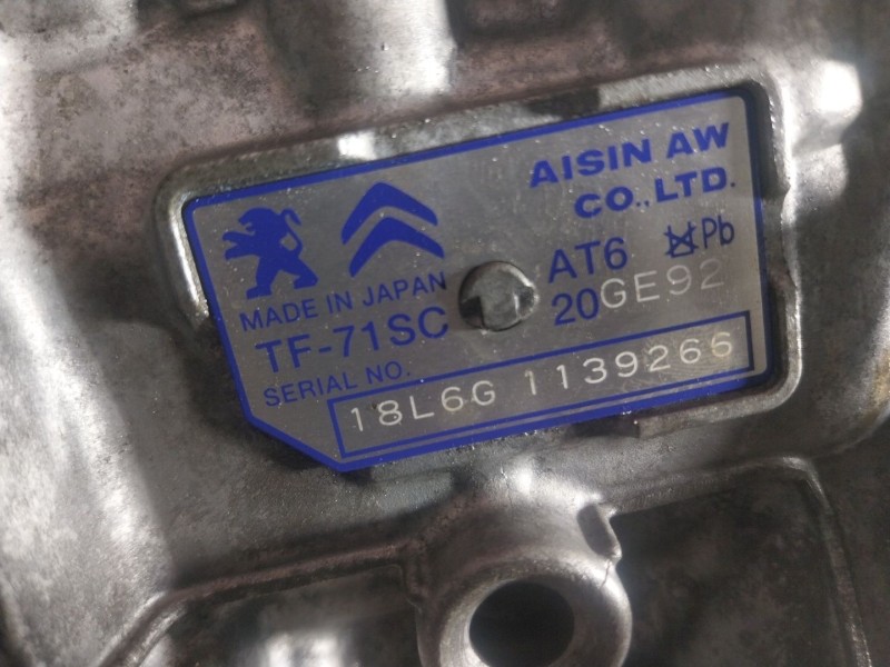 Recambio de caja cambios para opel crossland x / crossland (p17, p2qo) 1.2 (75) referencia OEM IAM 3558214 20GE92 