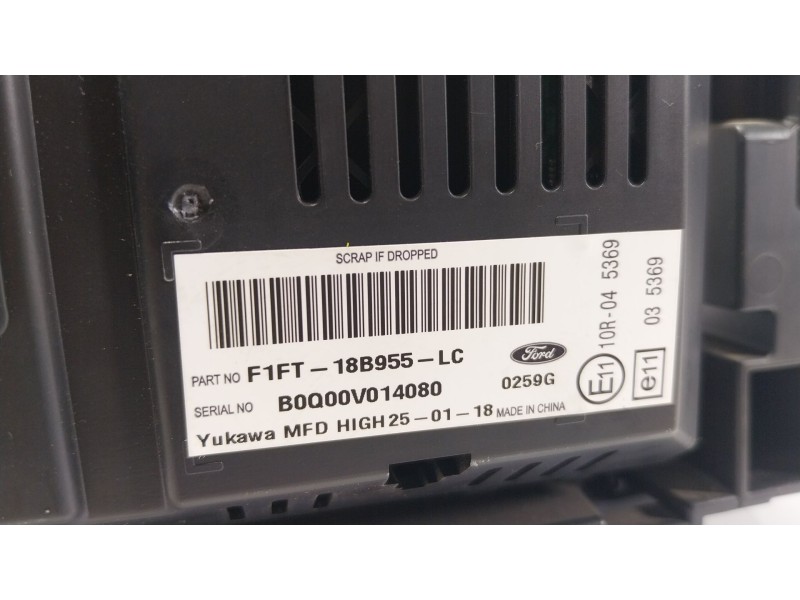 Recambio de pantalla multifuncion para ford focus iv (hn) 1.0 ecoboost referencia OEM IAM  F1FT19B955LC 