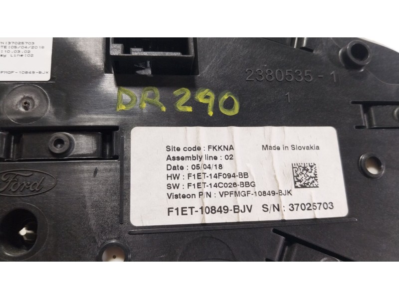 Recambio de cuadro instrumentos para ford focus iv (hn) 1.0 ecoboost referencia OEM IAM  F1ET10849BJV 