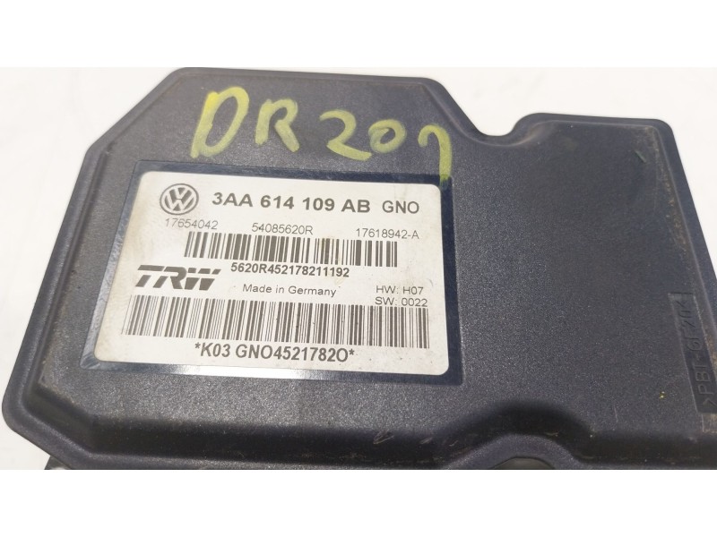 Recambio de abs para volkswagen passat b7 (362) 2.0 tdi referencia OEM IAM  3AA614109AB 