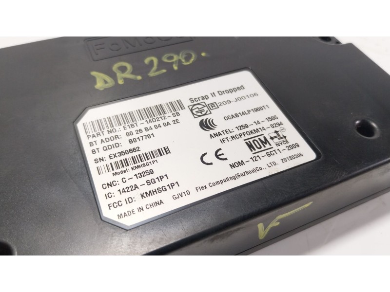 Recambio de modulo electronico para ford focus iv (hn) 1.0 ecoboost referencia OEM IAM  E1BT14D212SB 