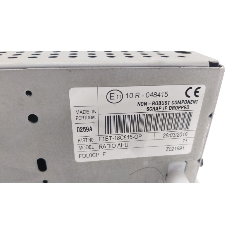 Recambio de sistema audio / radio cd para ford focus iv (hn) 1.0 ecoboost referencia OEM IAM  F1BT18C815GP 