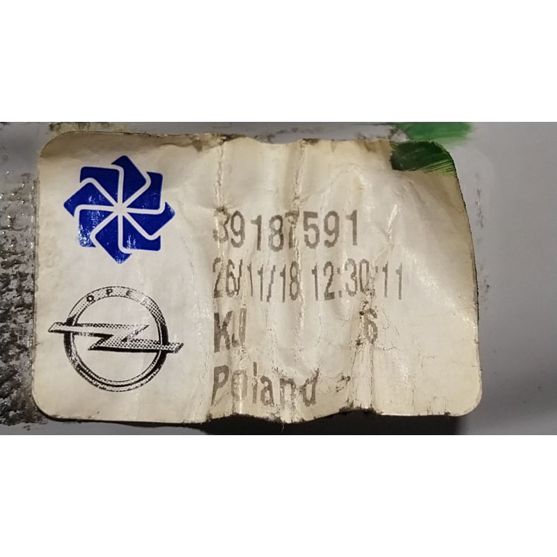 Recambio de elevalunas trasero izquierdo para opel crossland x / crossland (p17, p2qo) 1.2 (75) referencia OEM IAM 39187591 3918