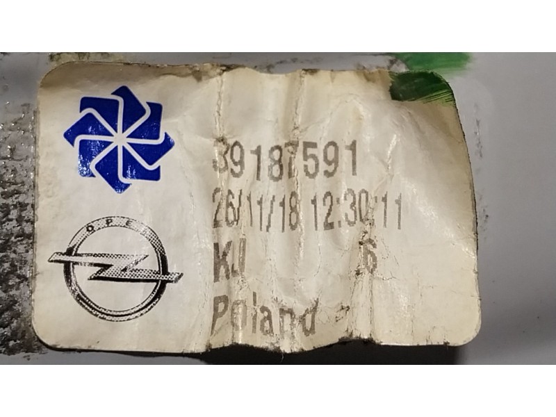 Recambio de elevalunas trasero izquierdo para opel crossland x / crossland (p17, p2qo) 1.2 (75) referencia OEM IAM 39187591 3918