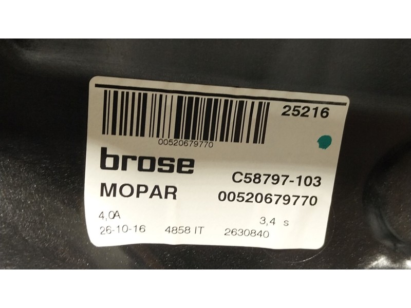 Recambio de elevalunas delantero izquierdo para fiat 500x (334_) 1.3 d multijet (334axh1a) referencia OEM IAM 71777162 005206797