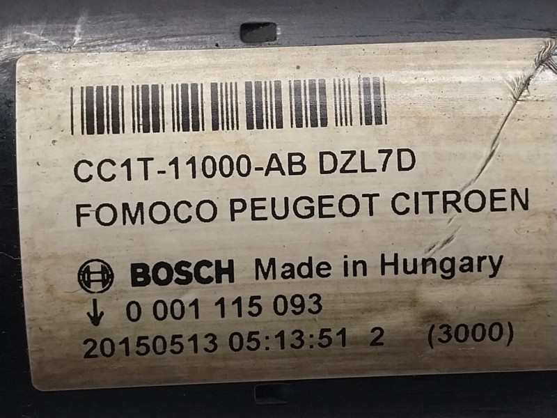Recambio de motor arranque para peugeot boxer furgoneta 2.2 hdi 110 referencia OEM IAM 9675092580 CC1T11000AB 