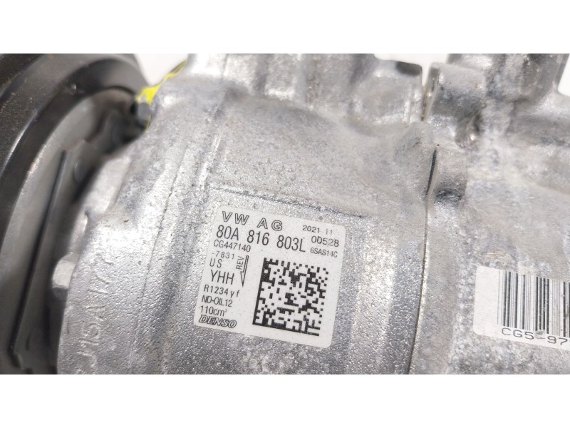Recambio de compresor aire acondicionado para audi q5 sportback (fyt) 40 tfsi mild hybrid quattro referencia OEM IAM 80A816803L 