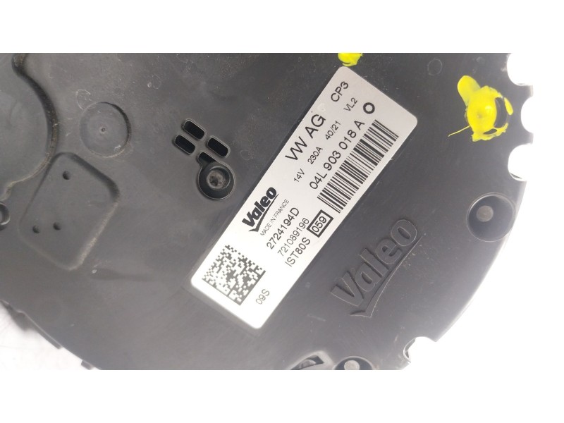 Recambio de alternador para audi q5 sportback (fyt) 40 tfsi mild hybrid quattro referencia OEM IAM 04L903018A 04L903018A 