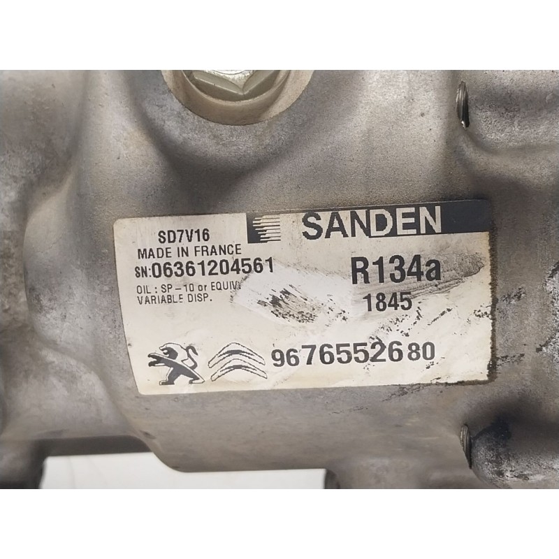 Recambio de compresor aire acondicionado para peugeot boxer furgoneta 2.2 hdi 110 referencia OEM IAM 9676552680 9676552680 