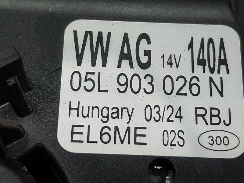 Recambio de alternador para seat tarraco (kn2) 2.0 tdi referencia OEM IAM 05L903026N 05L903026N 