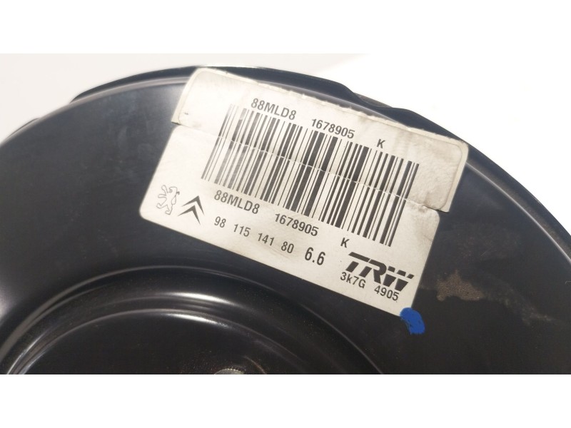 Recambio de servofreno para citroën c3 iii (sx) 1.5 bluehdi 100 (sxyhyp, sxyhtu) referencia OEM IAM 1609895680 9811514180 