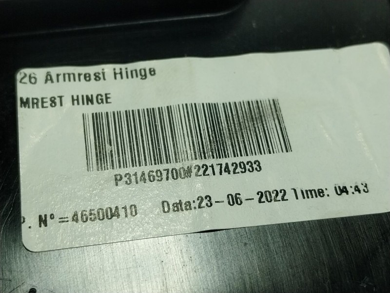 Recambio de apoyabrazos central para volvo xc60 ii (246) b4 mild-hybrid awd referencia OEM IAM 31469854 46500410 