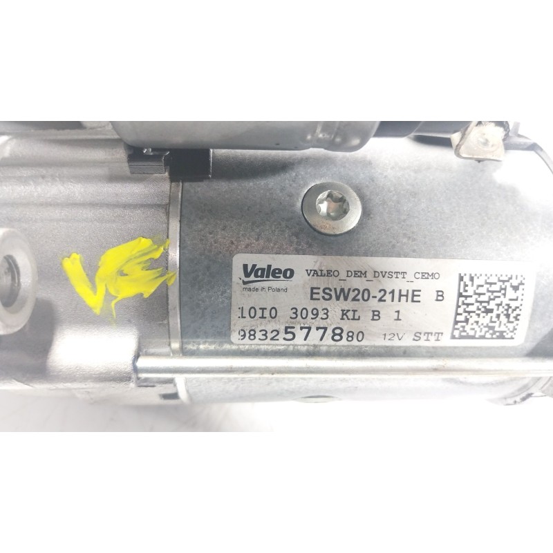 Recambio de motor arranque para citroën c3 iii (sx) 1.5 bluehdi 100 (sxyhyp, sxyhtu) referencia OEM IAM 9825233080 9832577880 