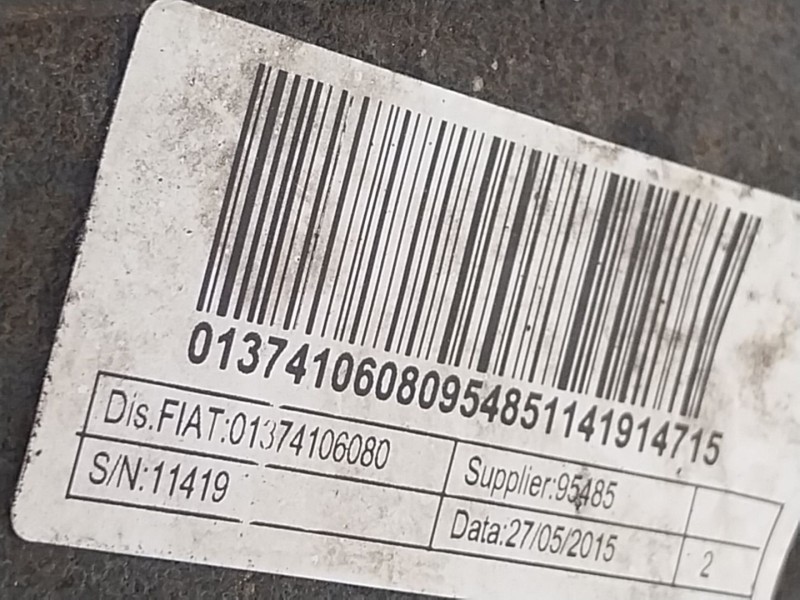 Recambio de mangueta delantera izquierda para peugeot boxer furgoneta 2.2 hdi 110 referencia OEM IAM 1612735380 01374106080 