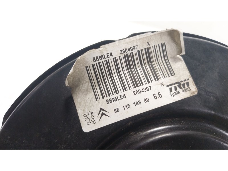 Recambio de servofreno para citroën c3 iii (sx) 1.2 puretech 82 referencia OEM IAM 1609894980 9811514380 