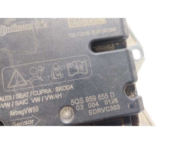 Recambio de centralita airbag para volkswagen caddy v furgoneta/monovolumen (sba, sbh) 2.0 tdi bmt referencia OEM IAM  5QS959655