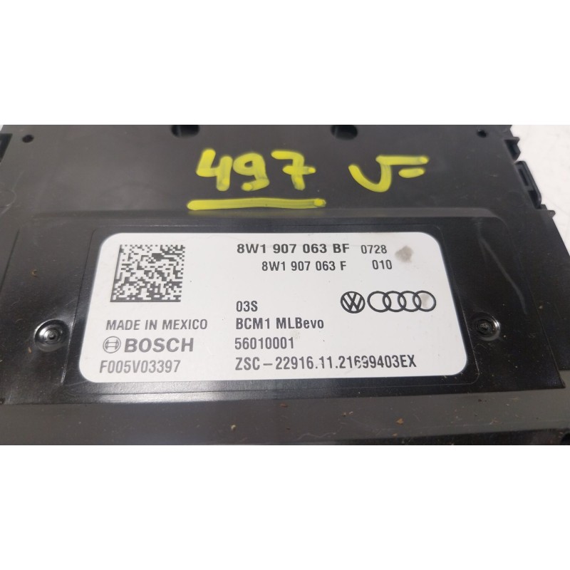 Recambio de modulo electronico para audi q5 sportback (fyt) 40 tfsi mild hybrid quattro referencia OEM IAM 8W1907063BN 8W1907063
