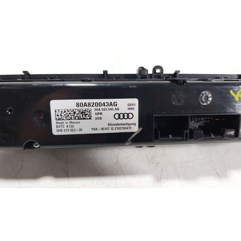 Recambio de mando climatizador para audi q5 sportback (fyt) 40 tfsi mild hybrid quattro referencia OEM IAM 80A820043AG 80A820043
