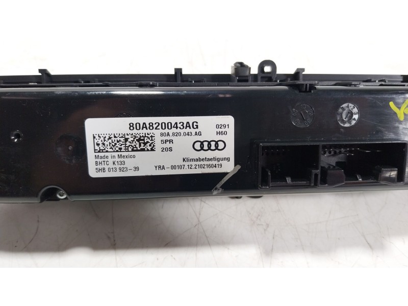 Recambio de mando climatizador para audi q5 sportback (fyt) 40 tfsi mild hybrid quattro referencia OEM IAM 80A820043AG 80A820043