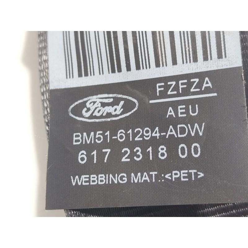 Recambio de cinturon seguridad delantero derecho para ford focus iv (hn) 1.0 ecoboost referencia OEM IAM 1839761 BM5161294ADW 