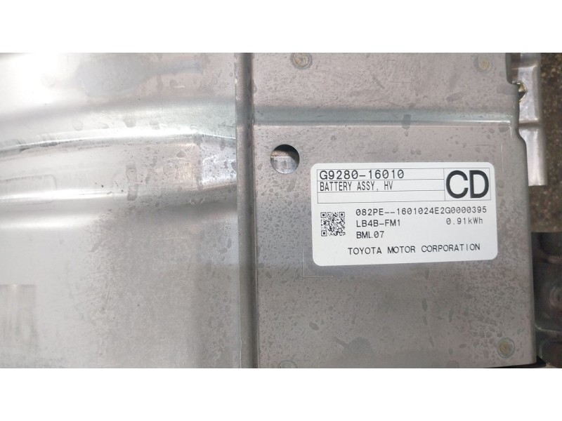 Recambio de bateria para toyota c-hr (_x1_) 1.8 hybrid (zyx10_, zyx11_) referencia OEM IAM G951016011 G928016010 